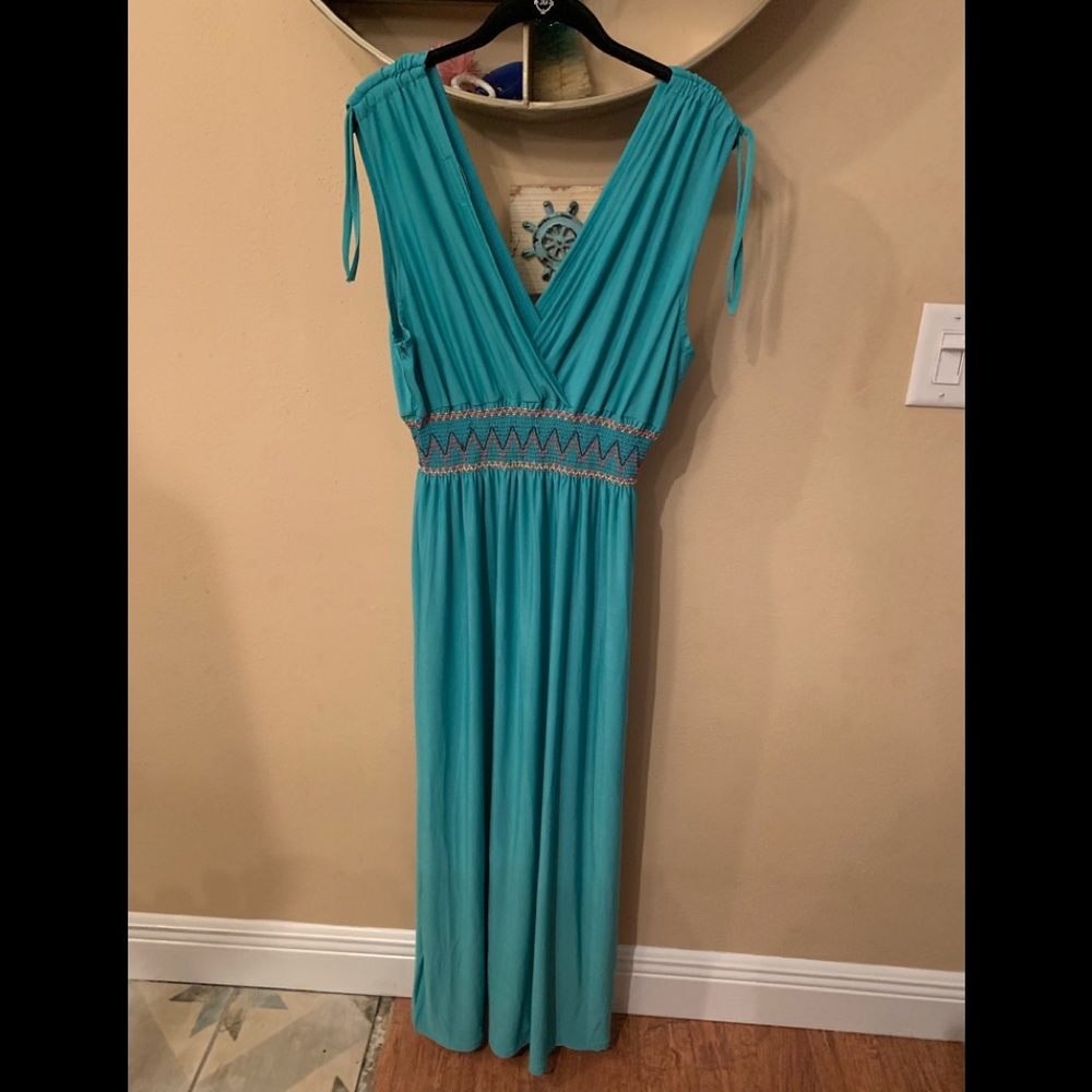 Turquoise Maxi Dress
